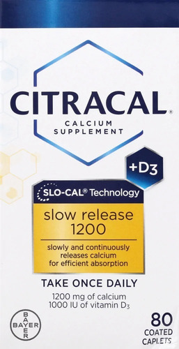 2x Citracal Calcium Supplement 80 Cápsulas