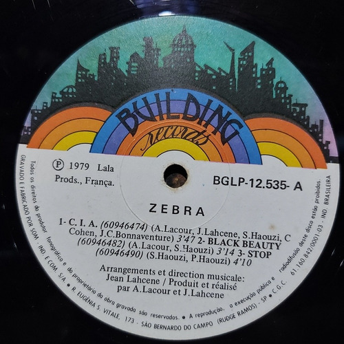 Imagem 4 de 6 de Vinil Lp Zebra 1979