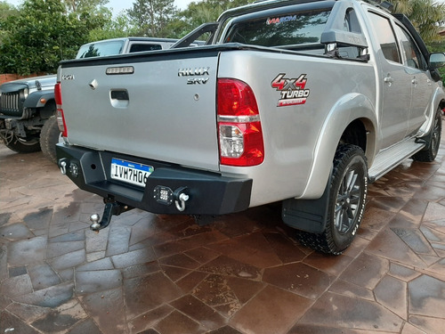Kit Parachoques Em Aço Ferro Hilux 12/15 Mod:2