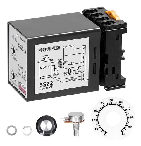 Controlador De Velocidad Del Motor Ss22-a 6-250w Ac220v