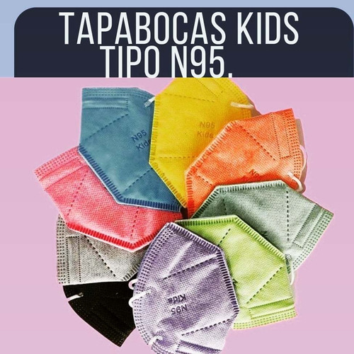 Tapabocas N95 Adultos- Niños. 5 Capas 