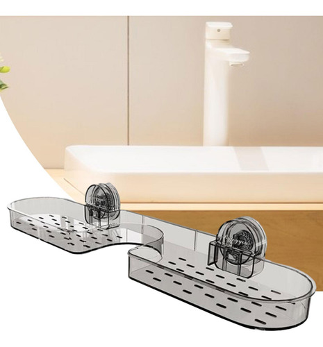 Organizador De Grifo De Cocina Con Ventosa Para Fregadero,