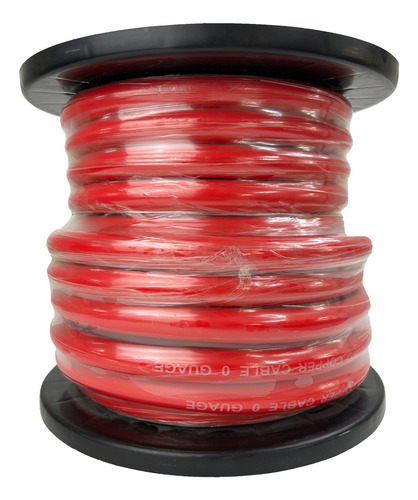 Rollo De Cable Rojo Db Sound Dbofc0 15 Metros Cal 0ga Ofc