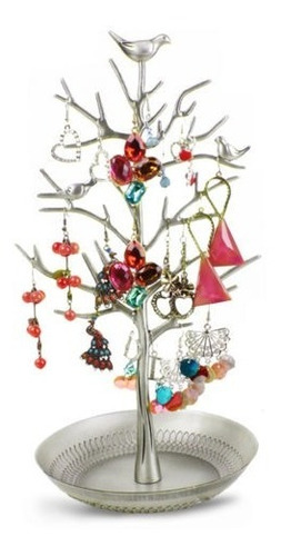 Pendiente Rack Joyas Árbol Pantalla Pájaro Árbol Diseño Meta