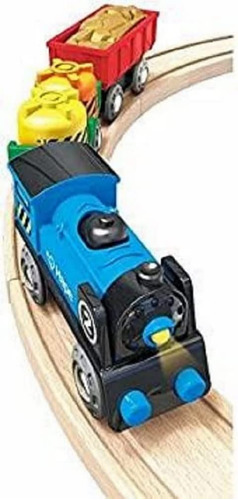 Hape Juego De Motores A Pilas | Juego De Tren De Madera Col.