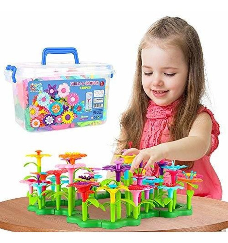 Toyvelt Flower Garden Building Toys Para Nias - (148 Piezas