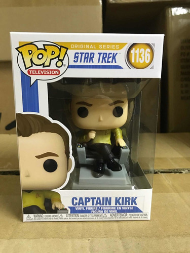 Funko Pop Captain Kirk Chair 1136 Original Series Star Trek