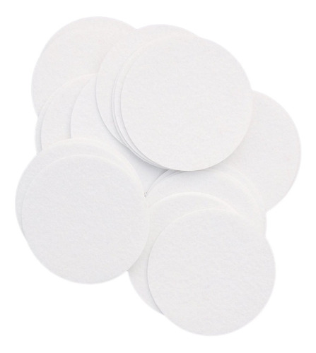 Playfully Nunca Despue 15pc Blanco 4  Sticky Circulo Fieltro