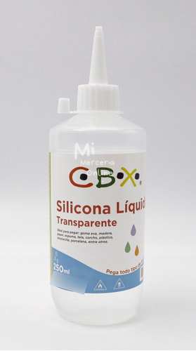 Pegamento De Silicona Fria Liquida X 250 Ml Cbx