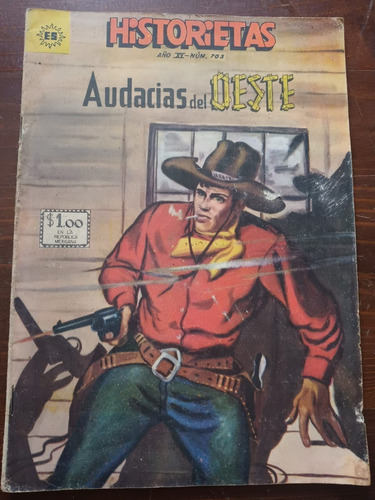 Comic Historietas Audacias Del Oeste Editora Sol Año-1964