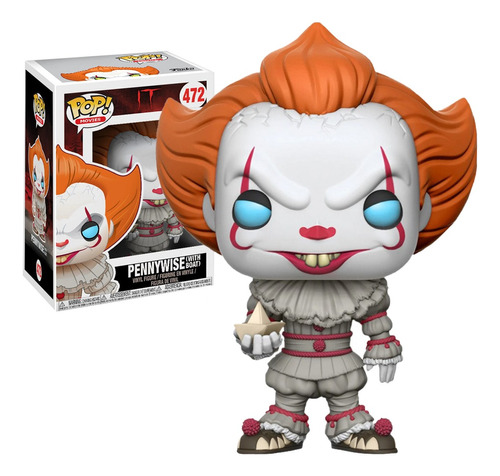 Funko Pop It Pennywise Con Barco Papel Boat 472 Eso 