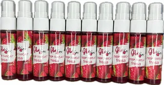 10 Pack Desensibilizador Oral Deep Throat 10ml Sabor Fresa