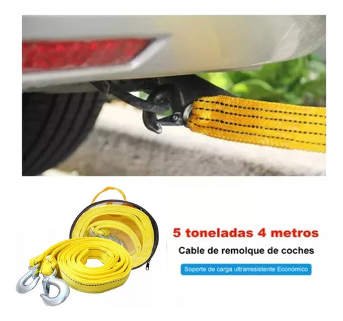 Cuerda De Tracción Para Automóvil, Cadena Engrosada De Doble