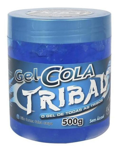 Gel Fixador Cola Azul 500g Tribal
