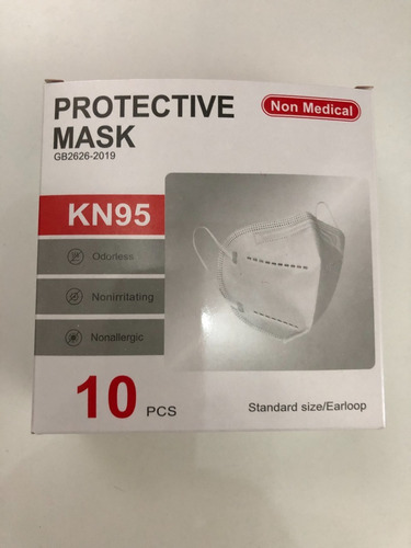 Imagen 3 de 6 de Mascarilla Kn95 10 Unidades