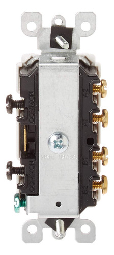 Interruptor De Combinación Ac 20a 120/277v 3 Vías Blanco
