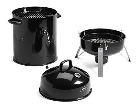Parrilla De Carbón - Cuisinart Cos-116 Ahumador Vertical, Ca