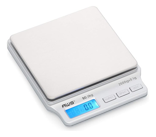 American Weigh Scales Amw-sc-2kg. Balanza Digital De Bolsill