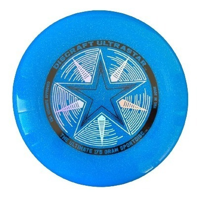 Disco Ultimate Frisbee Discraft Blue Sparkle 175 Grs