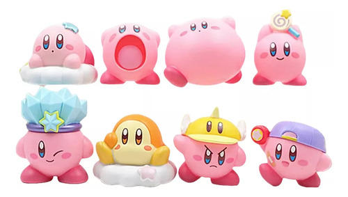 Kirby Star Set 8 Figuras Pixie Mirror Maze Capsule Doll