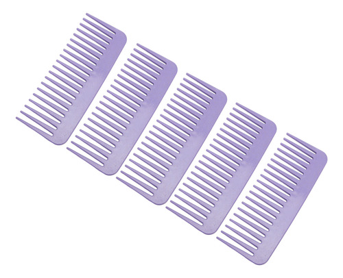 Peine Desenredante De Dientes Anchos, 10 Unidades, Paja De T