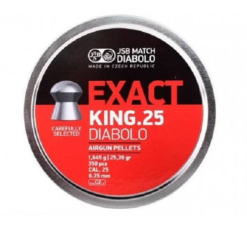 Balines Cometa Jsb Exact King 6.35mm X 350u 25 1,64g 25,39gr