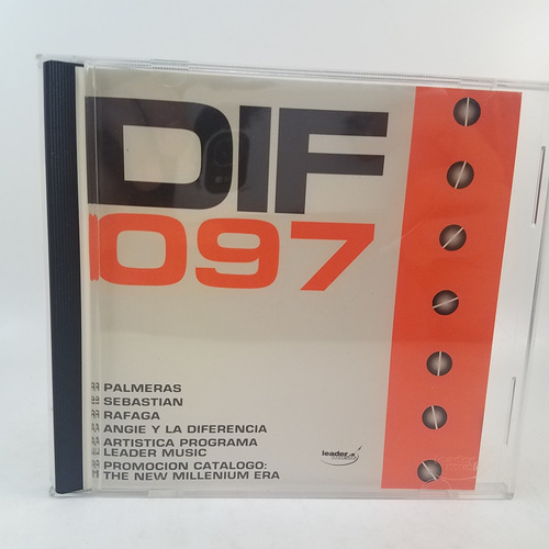 Leader Music Cd Dif 97  Palmeras Sebastian Rafaga Angie Ex