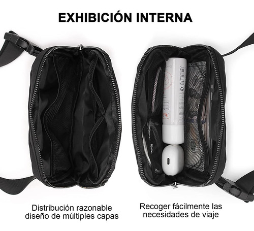 Riñonera Para Mujeres Y Hombres Con Correa Ajustable Para