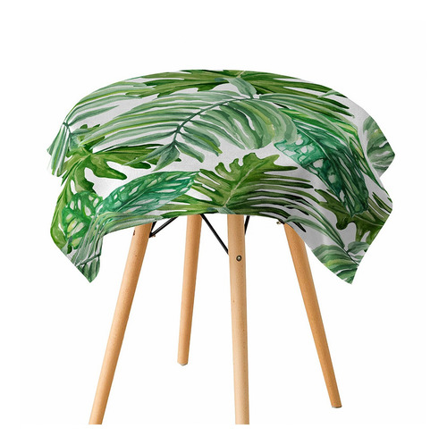 Imagen 1 de 10 de Hojas De Plantas Tropicales Mantel De Flores