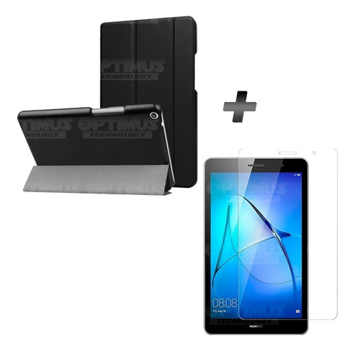 Combo Vidrio Templado Y Estuche Tablet Huawei T3 8 Pulgadas