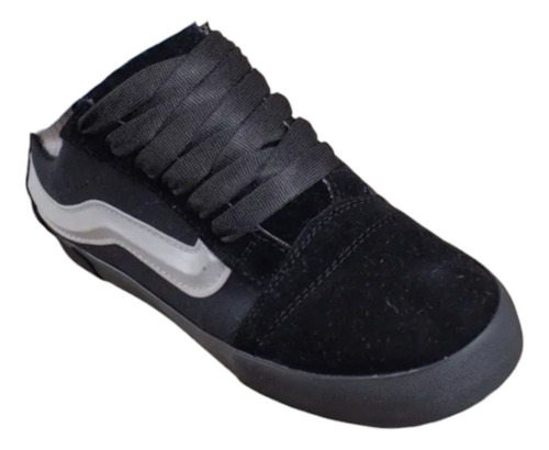 Zapatillas Urbanas Clásicas Lona Gamuza Aplique 3d Van Knu