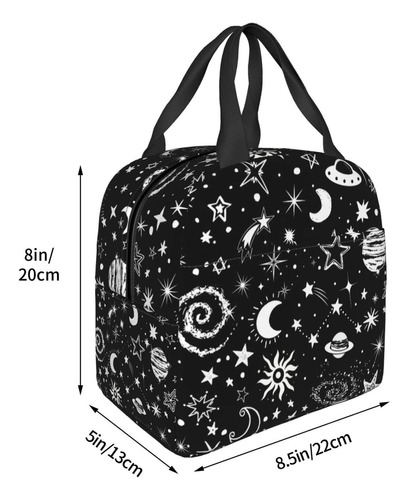 Star Moon Space Lunch Bags For Teens Boys Girls Men Women, R