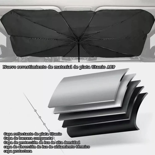 Protector Para Parabrisas Tapa Sol Cortina De Auto Coche