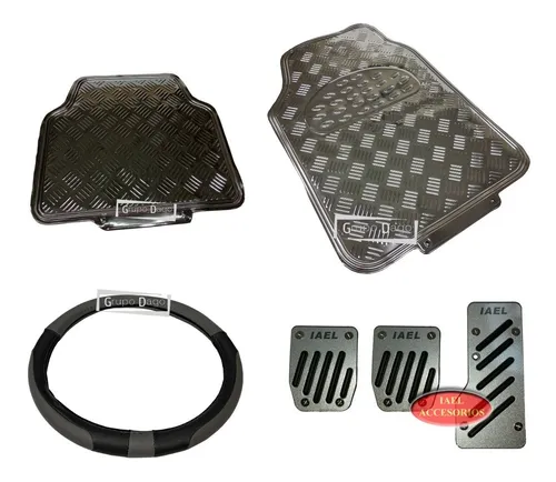 comprar Sandero Cubre Alfombras + Cubre Volante + Pedalera Deportiva