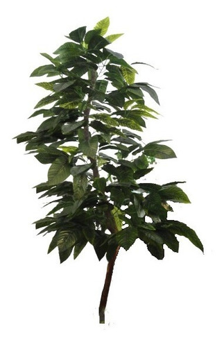 Planta Artificia Árvore Croton Variegata 1,60mt Altura