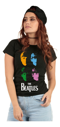 Playera Para Mujer The Beatles 2