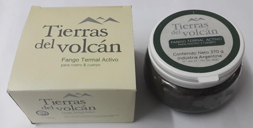 Fango Termal Activo Tierras De Volcan X 370 Gr