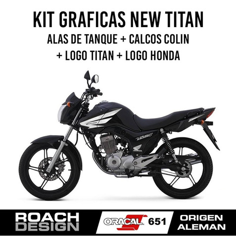 Kit Calcos Cg150 New Titan Completo + Cintas Race 