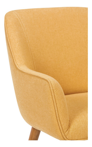 Imagen 7 de 9 de Rosen Poltrona Matildatela Amarilla
