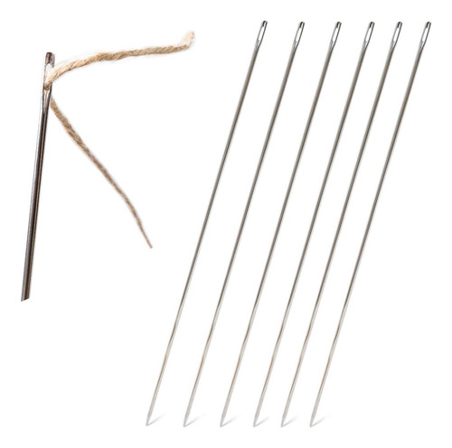 6 Piezas De Agujas Giratorias De Cuentas, 30 Cm, Agujas De