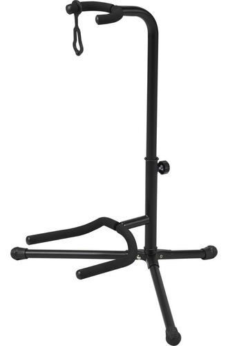 Soporte O Pedestal Ajustable Para Guitarra Bajo Y Ukulele Color Negro