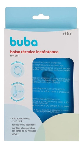 Bolsa Térmica Instantânea Alivia Dores Cólicas Buba Original