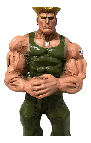 Guile Street Fighter Boneco Colecionável Resina