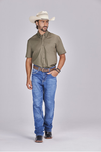 Camisa Manga Curta Custom Fit Basica 3156 All Hunter