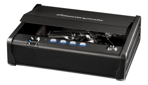 Caja Fuerte Sentrysafe Para Armas Con Apertura Biométrica Negro (Usado)
