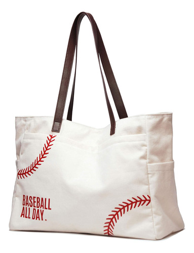 Xl Bolsas De Béisbol Para Mamá, Para Mujer, De Lona, ??con B