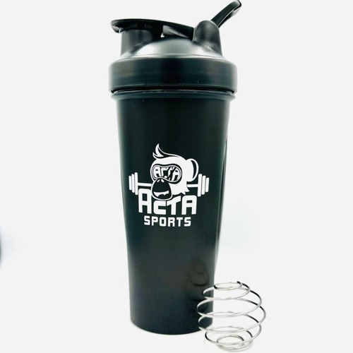  Termo Shaker Acta Mezclador De Proteína Negro