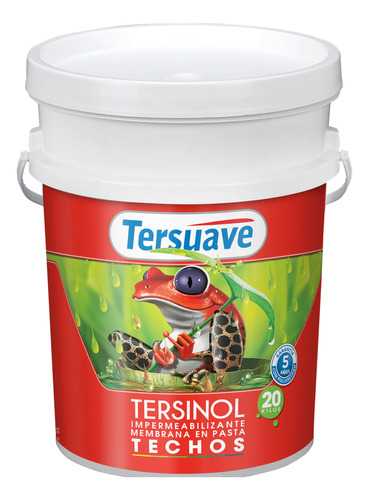 Tersinol Techos Membrana En Pasta Tersuave 20kg Davinci