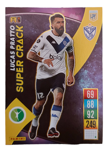 Carta Adrenalyn 2022 Lucas Pratto Super Crack