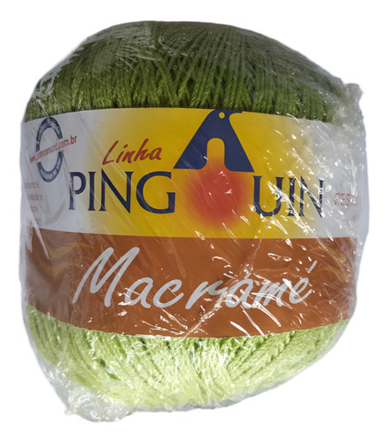 1 Kilo Macramé Pingouin De Algodón 100% Ovillo De 100g Verde Lima